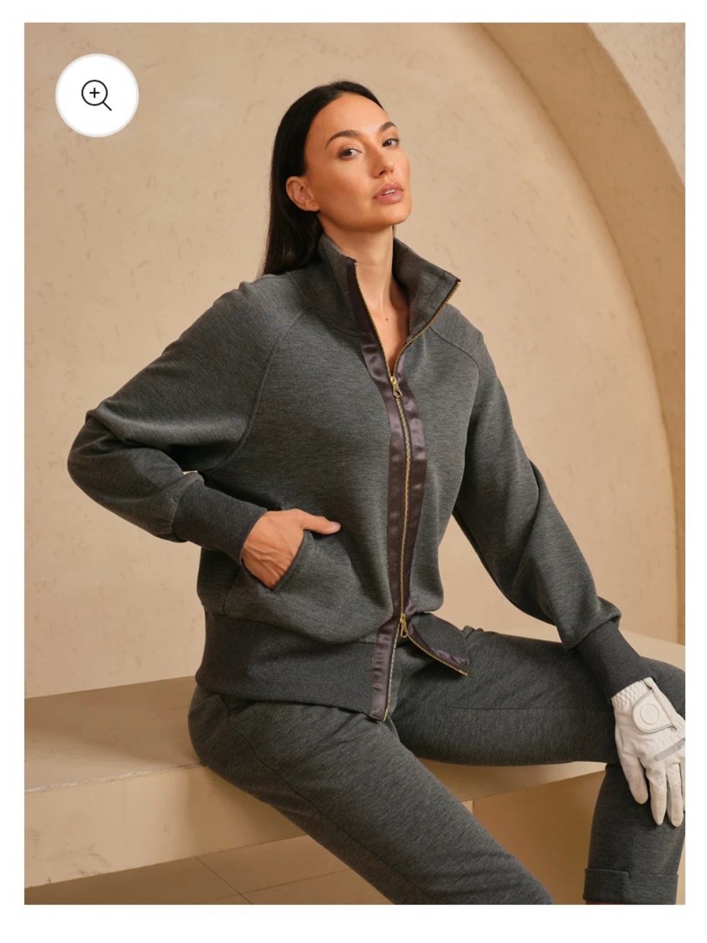 Ultra Soft Long Sleeve Trimmed Jacket